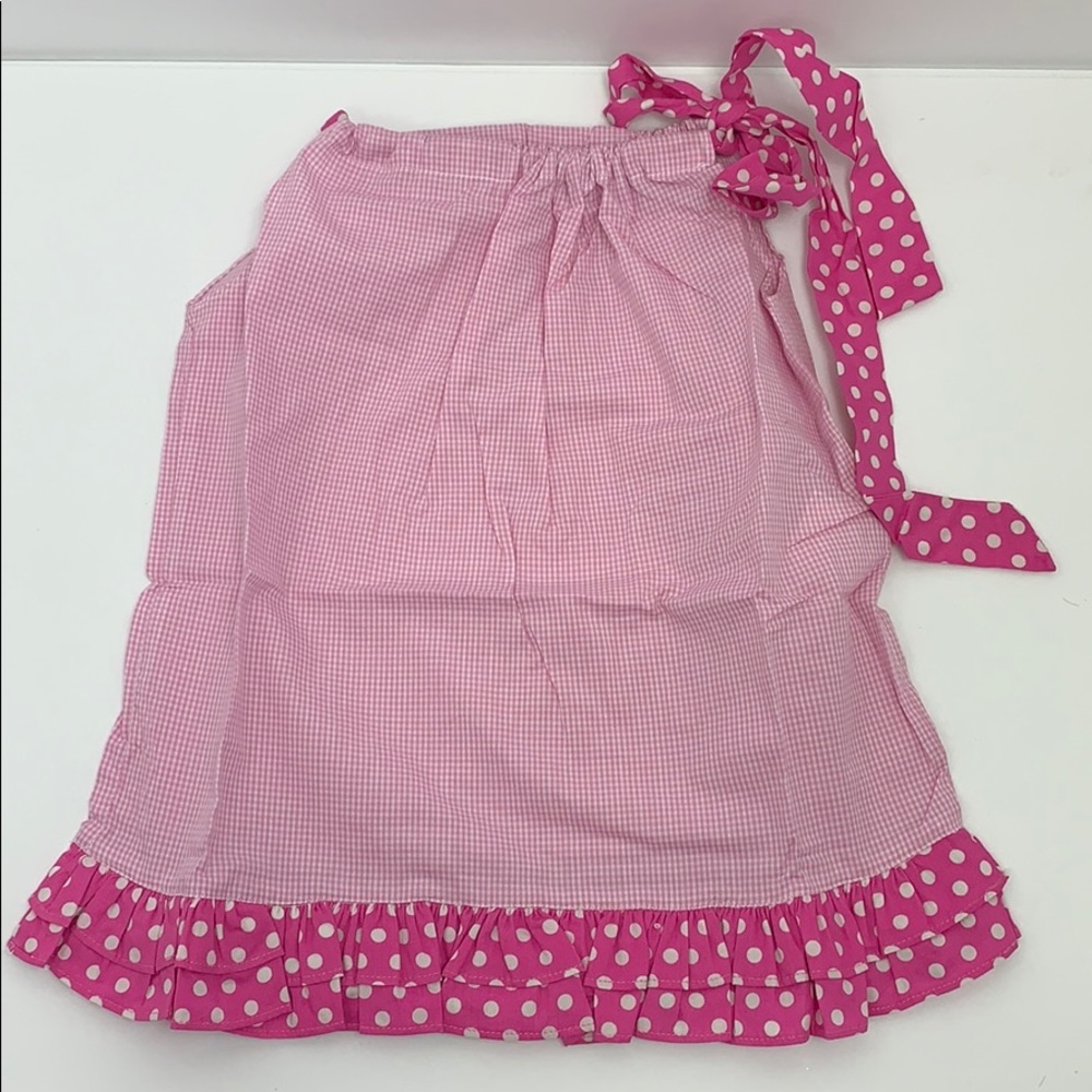 Pink dress with polka dot